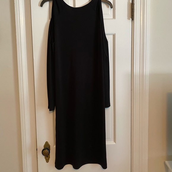 Black DKNY Cold Shoulder Dress - Picture 5 of 6